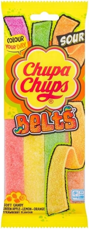 Chupa Chups Sour Belts 90G