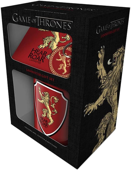 Game of Thrones Mug Coaster & Keychain gift set