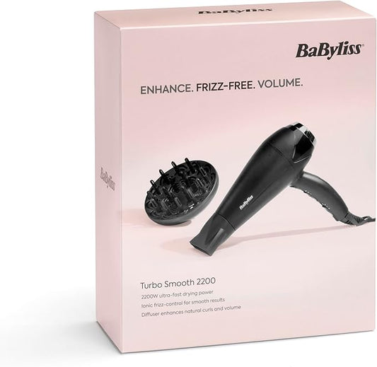 BaByliss Turbo Smooth Hair Dryer - 2200W