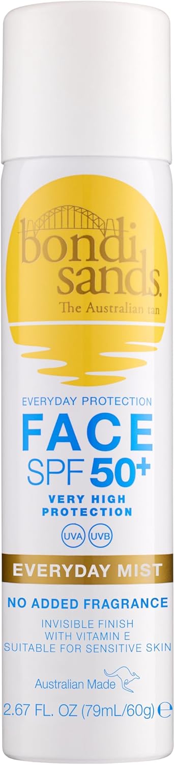 Bondi Sands SPF 50+ Fragrance Free Face Sunscreen Mist 89ML