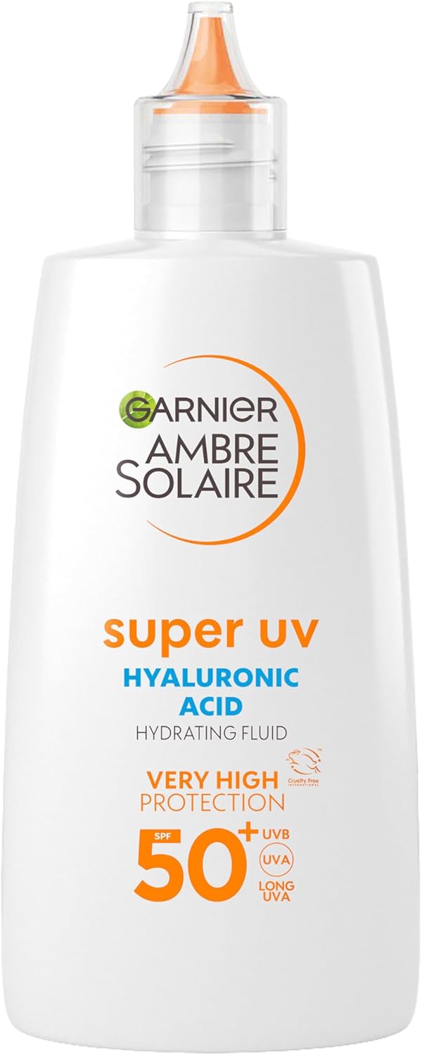 Garnier Ambre Solaire Super UV Hyaluronic Acid Hydrating Fluid, SPF 50+