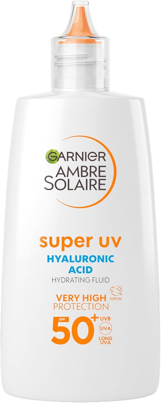 Garnier Ambre Solaire Super UV Hyaluronic Acid Hydrating Fluid, SPF 50+
