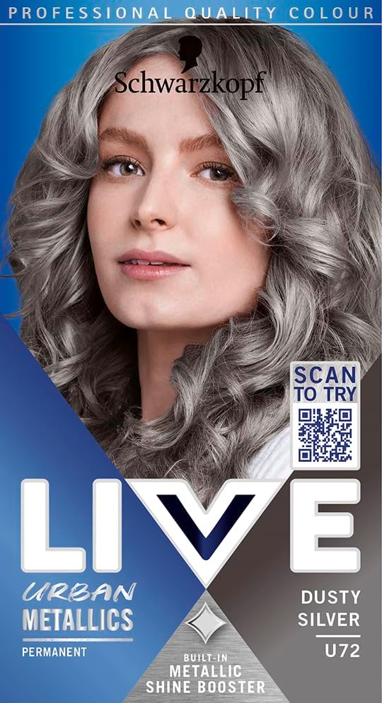 Schwarzkopf LIVE Urban Metallics Vibrant Permanent Dusty Silver U72 Hair Dye