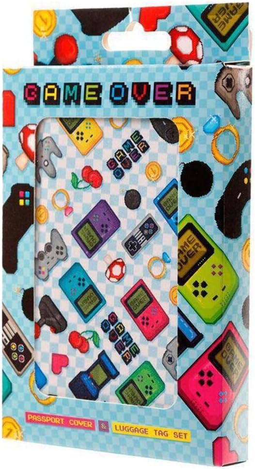 Game Over Passport Holder and Luggage Tag Set