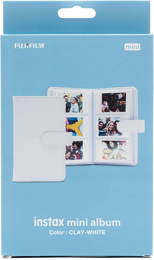 instax mini film 108 photo album, Clay White