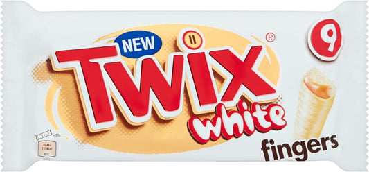 Twix White Chocolate Fingers  Multipack 9x20g
