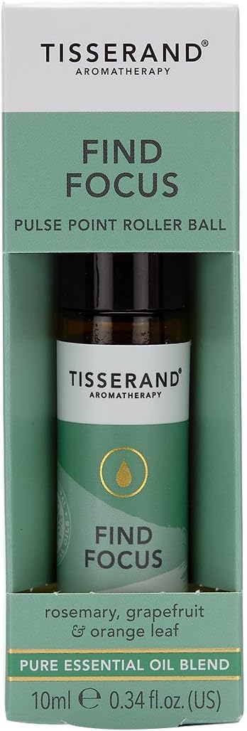 Tisserand Focus Aromatherapy Roller Ball Essential Oil