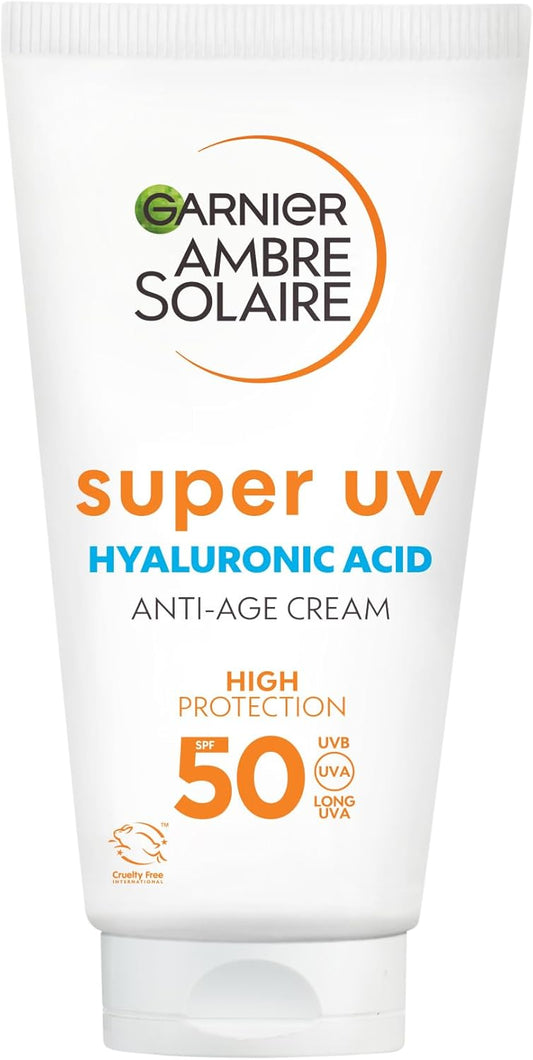 Garnier Ambre Solaire Anti-age, Face Protection Cream SPF50, Super UV, 50ml
