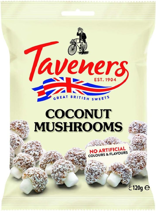 Taveners Coconut Mushrooms 120g