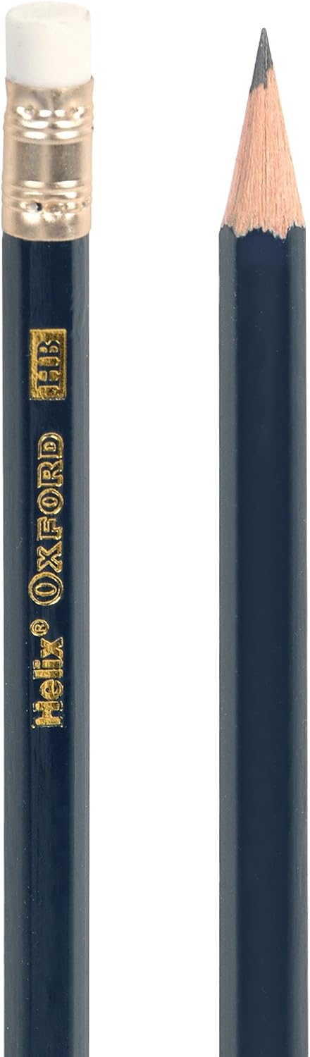 Helix Oxford HB Grade Drawing/Writing Pencils - Pack of 12