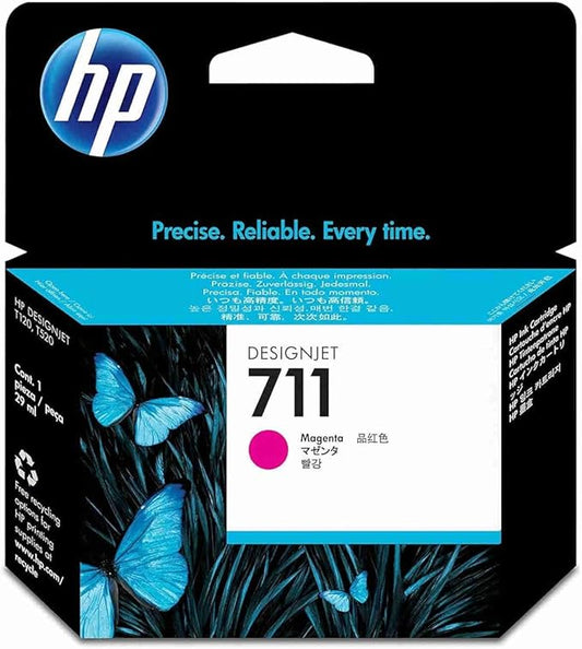 HP 711 CZ131A Magenta 29-ml Genuine Ink Cartridge