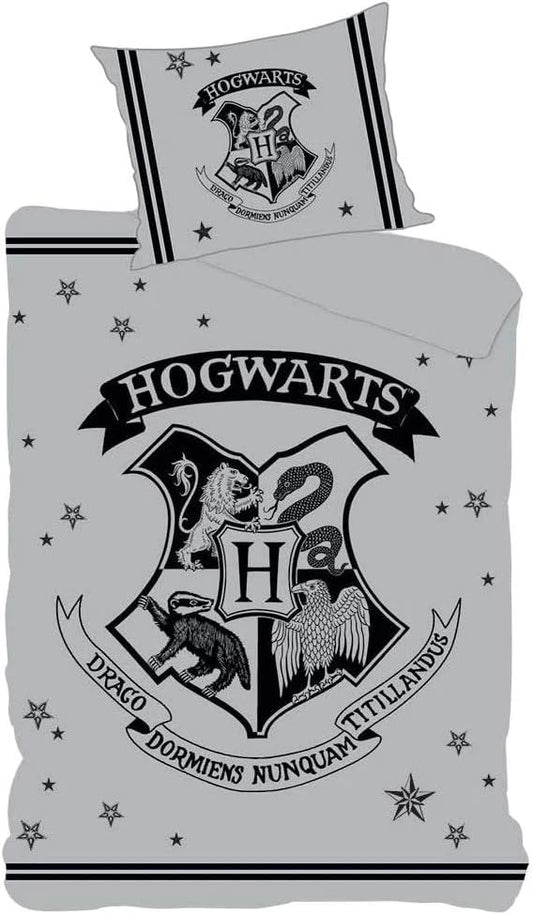 Harry Potter Single Duvet Set Hogwarts