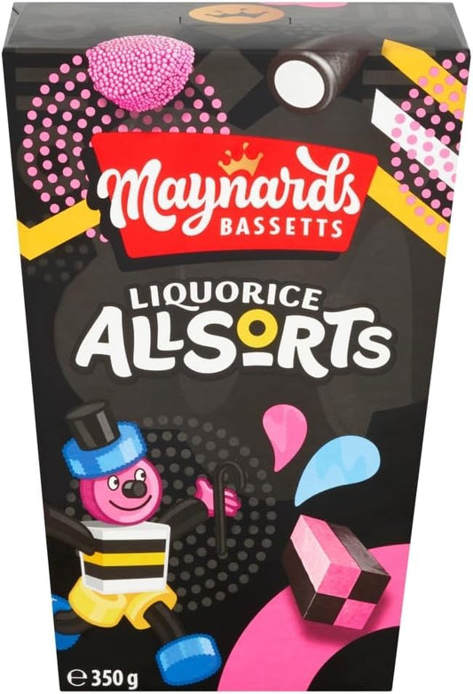 Maynards Bassetts Allsort Liquorice Sweets Bag 350g
