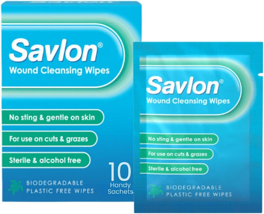 Savlon Wound Cleansing Wipes 10PK