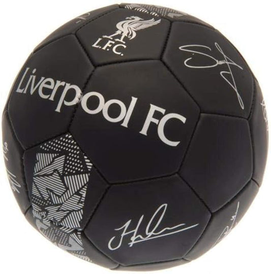 Liverpool FC Black/Silver Phantom Signature Football