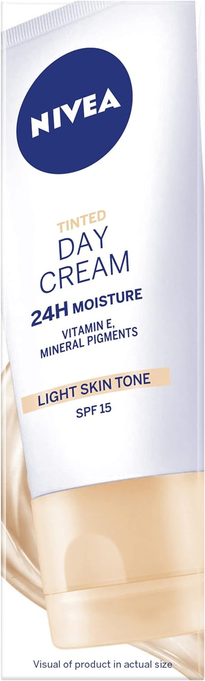 Nivea Daily Essentials Tinted Moisturising Day Cream Natural SPF 15 50 ml