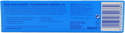 Pearl Drops Smokers Stain Removing Whitening Gel, 50ml