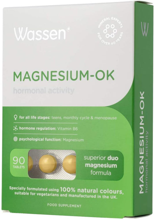 Wassen Magnesium OK - 90 Magnesium Tablets