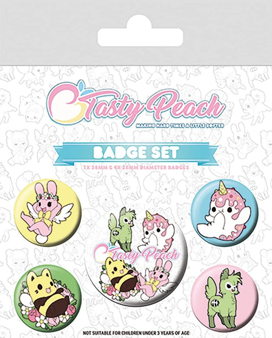 Tasty Peach  Badge Pack