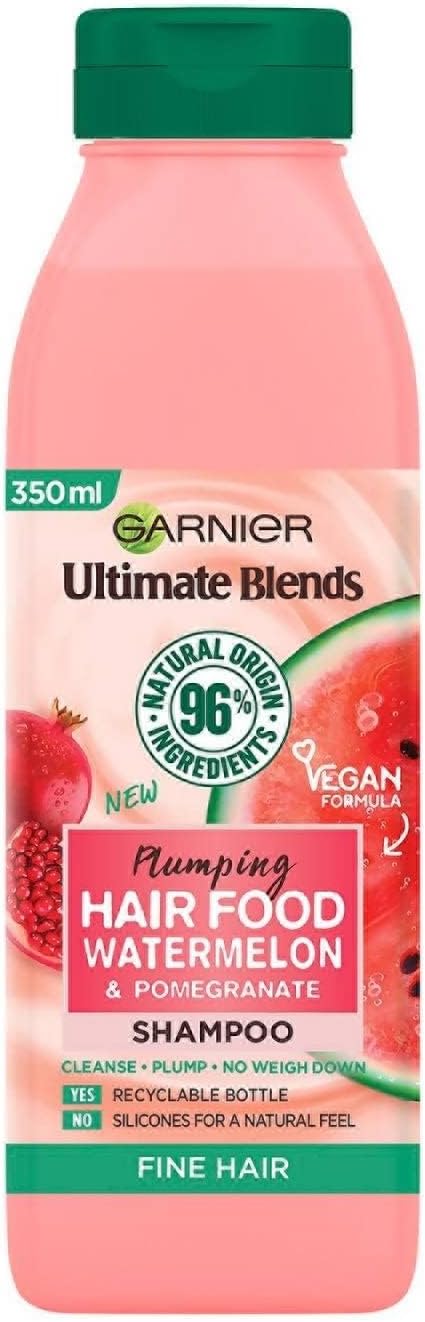 Garnier Ultimate Blends Hair Food Watermelon Shampoo, 350ml