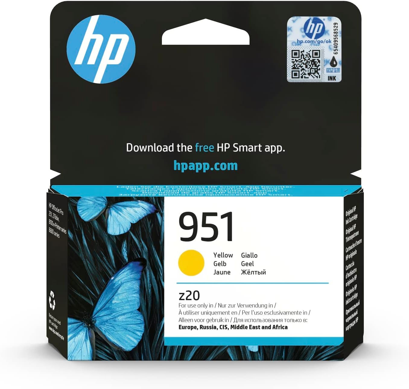 HP 951 Yellow Colour Ink Cartridge