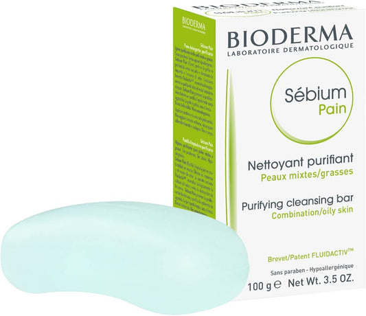 Sebium by Bioderma Pain: Purifying Cleansing Bar 100g