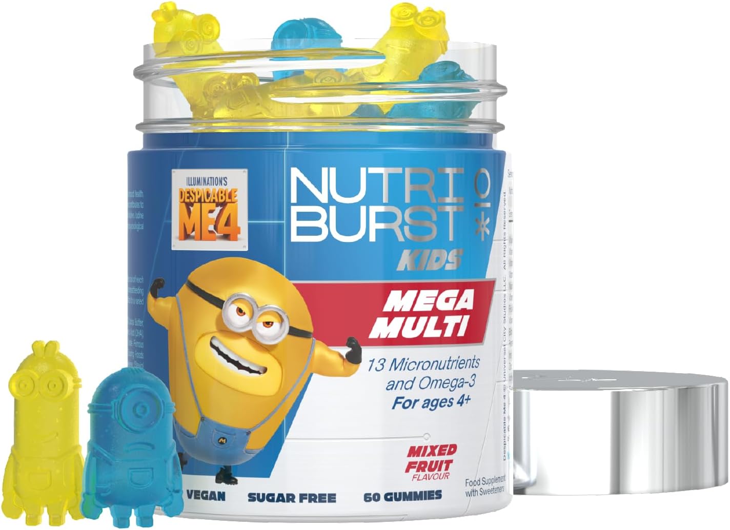 Nutriburst Minions MEGA Multi Vitamins for Kids 60pk
