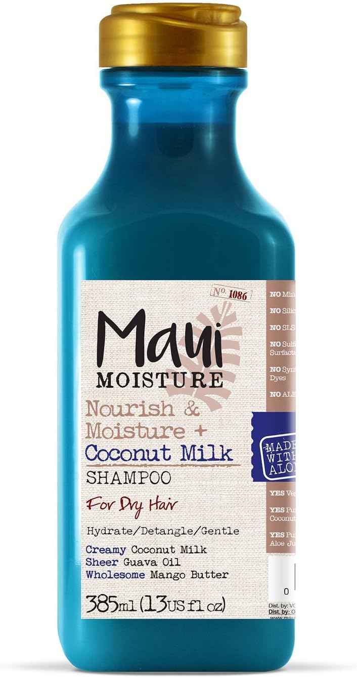 Maui Moisture Nourish & Moisture + Coconut Milk Shampoo, 385 ml