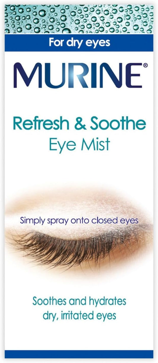 Murine Refresh & Soothe Eye Mist to Soothe and Hydrate Dry Eyes, 15 ml