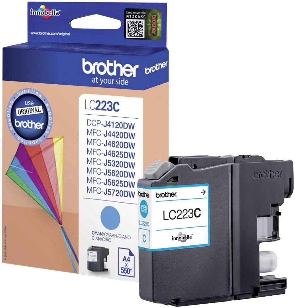 Brother LC-223C Inkjet Cartridge, Cyan