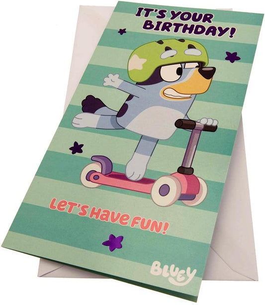 Bluey Birthday Card