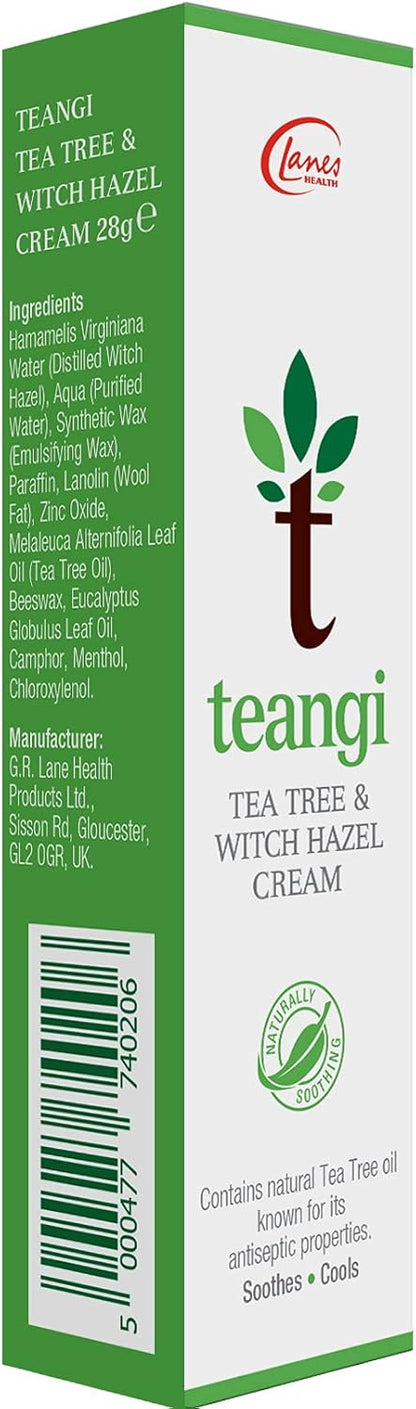 Teangi Tea Tree & Witch Hazel Cream 28g