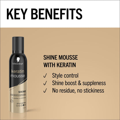 Schwarzkopf Styling Keratin Hair Mousse 250 ml