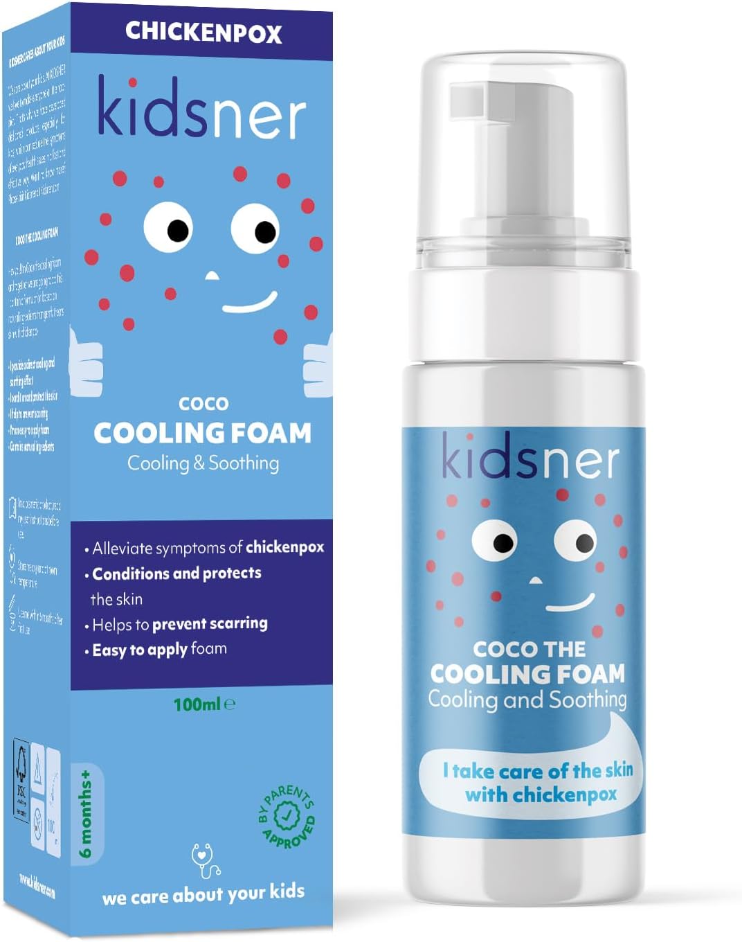Kidsner Cooling Foam for Chickenpox 100ml