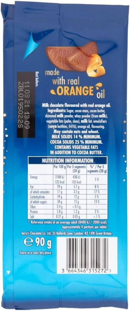 Terry's Chocolate Orange Milk Bar, 90g