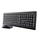Trust Primo Wireless Keyboard and Mouse Set QWERTY UK Layout, Black