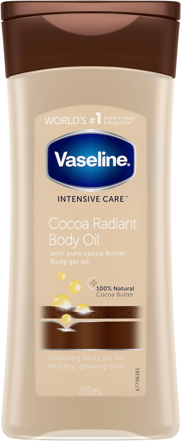 Vaseline Intensive Care Cocoa Radiant Body Oil 200ml