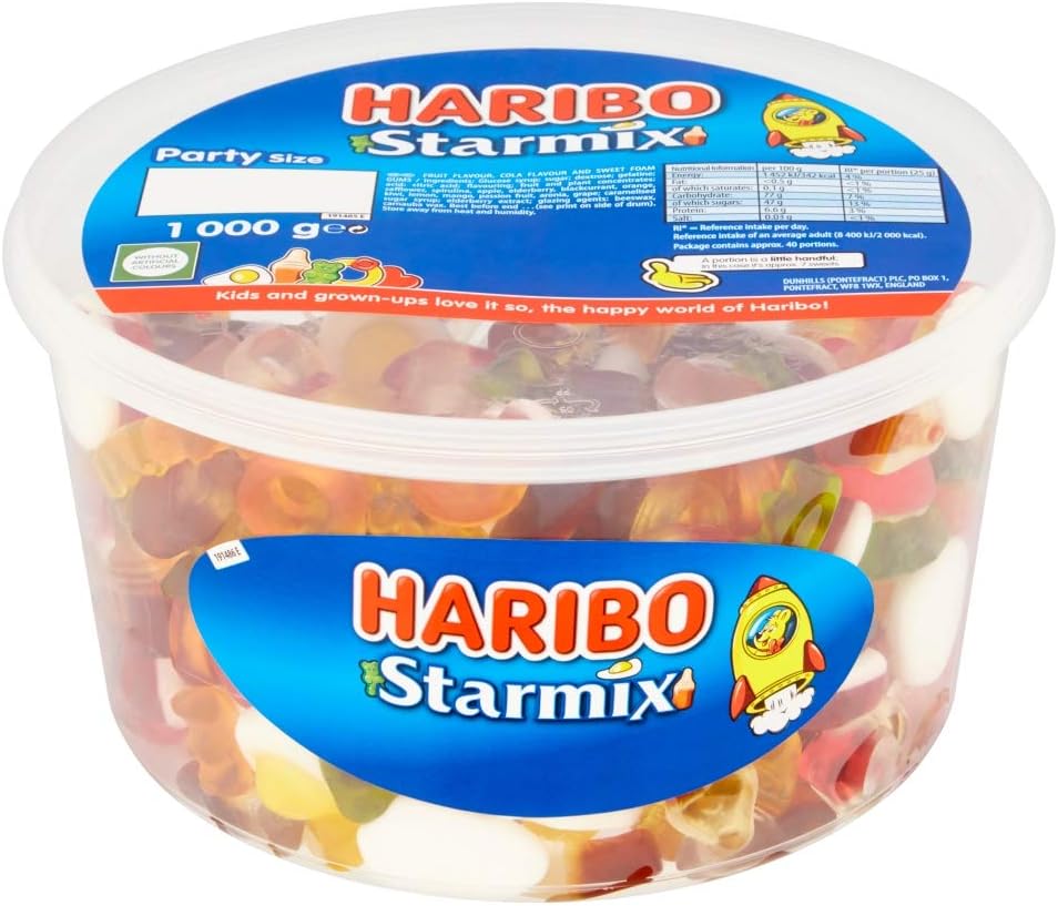HARIBO Starmix Party Tub 1KG