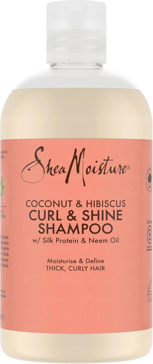 Shea Moisture Coconut & Hibiscus Curl & Shine Shampoo 384ML