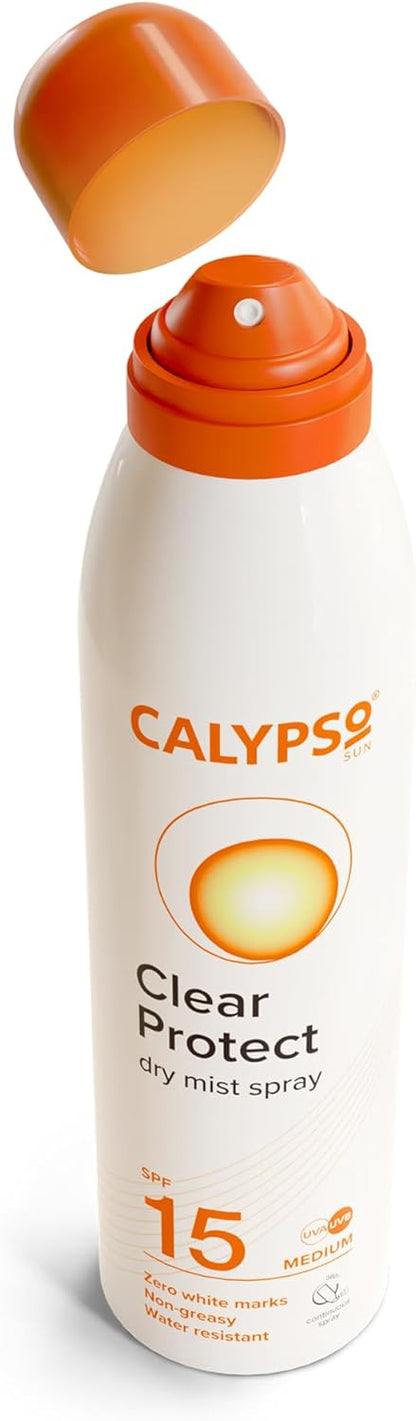 Calypso Clear Protect Dry Mist Spray SPF15 175ml