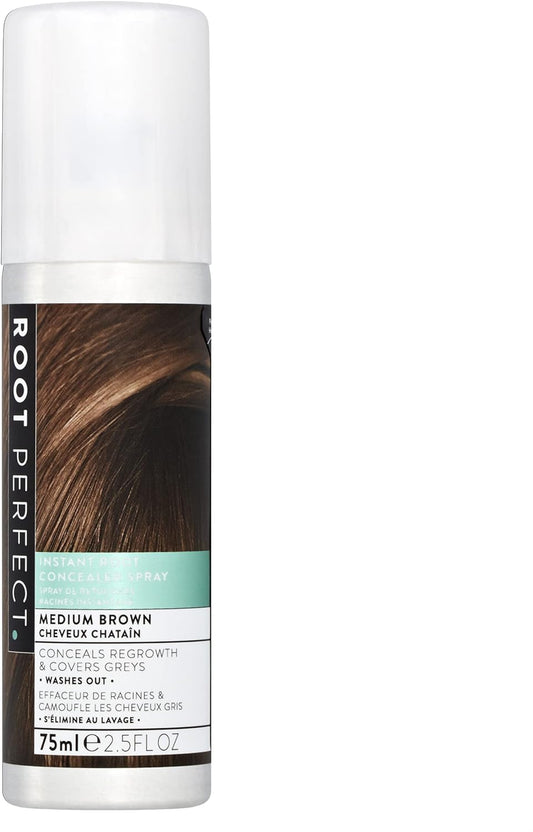 ROOT PERFECT Hair Concealer Spray, Medium Brown, 75ml