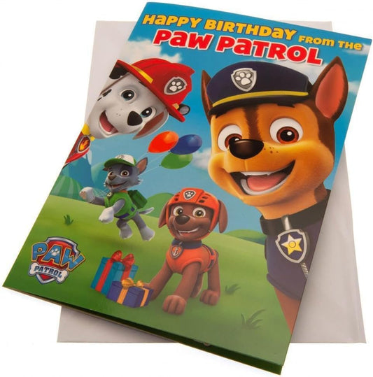 Paw Patrol Happy Birthday Sound Card