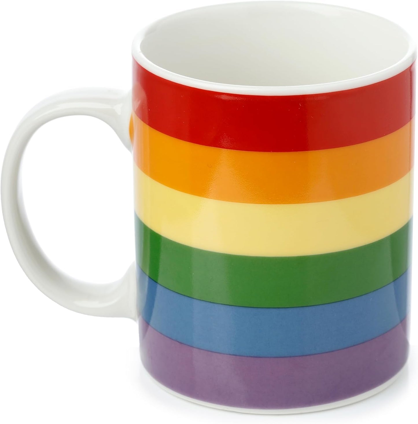 Puckator Somewhere Rainbow Flag Porcelain Tea Coffee Mug