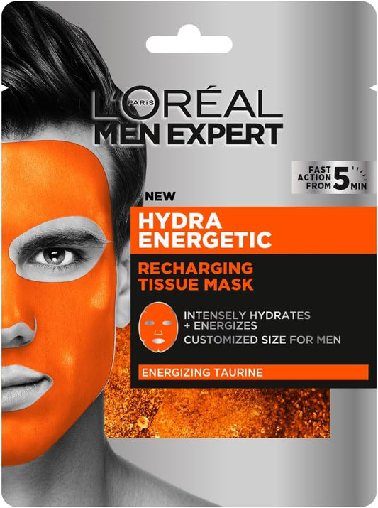 L'Oreal Men Expert Tissue Mask Hydra Energetic