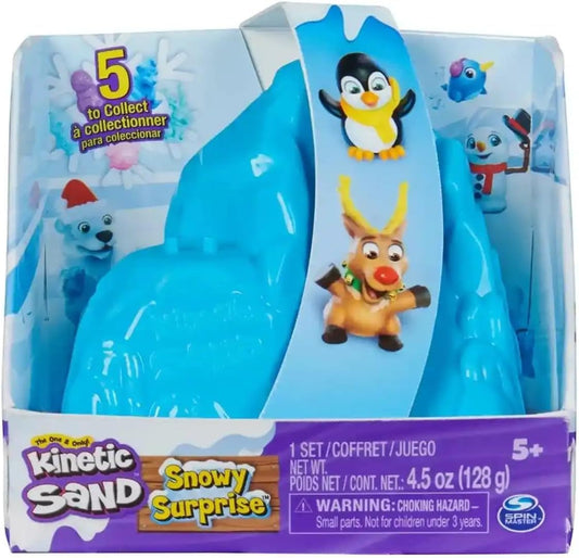 Kinetic Sand Snowy Surprise