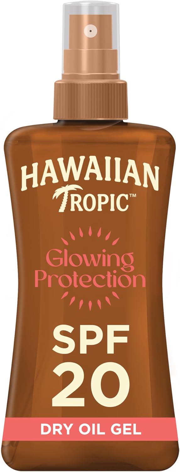Hawaiian Tropic Glowing Protection Sunscreen Dry Oil Gel 200ML