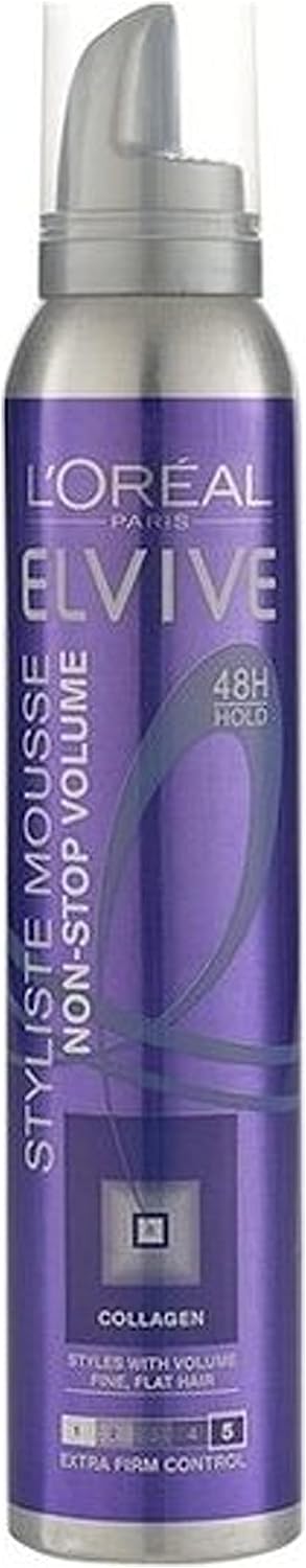 L'Oreal Elvive Styliste Volume Flat Hair Mousse 200ml