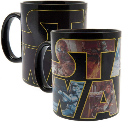 Star Wars Logo Characters Heat Change Mug