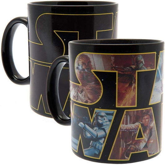 Star Wars Logo Characters Heat Change Mug