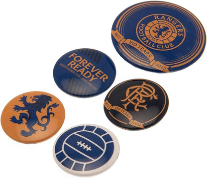 Rangers FC 5PK Button Badges